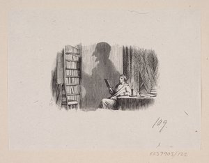 Illustratie voor "De Schaduw" in H.C. Andersen, "Sprookjes en Verhalen", Deel 2