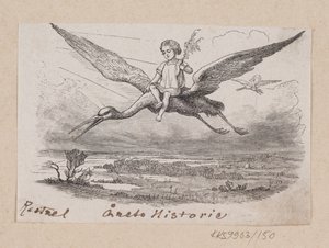 Illustratie voor "Het Jaarverhaal" in H.C. Andersen, "Sprookjes en Verhalen", Deel 2 door H.P. Hansen
