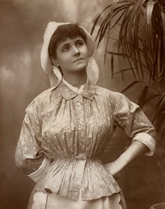 Agnes Hewitt, Britse actrice, 1887 door HS Mandelssohn