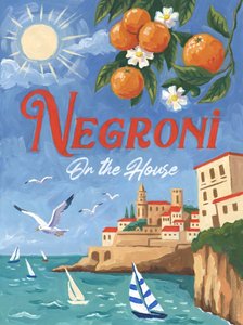 Italiaanse Negroni aan de kust door HUGO