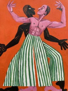 Levendige dansende figuren