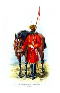 De lijfwacht van de gouverneur-generaal