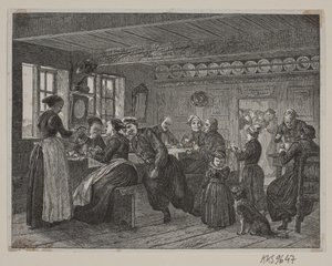 Gilde op Amager door H. C. Henneberg