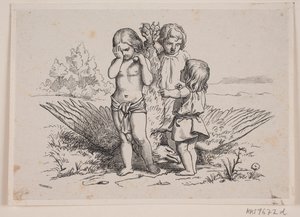 Illustratie voor "Deutscher Jugendkalender für 1847" door H. C. Henneberg