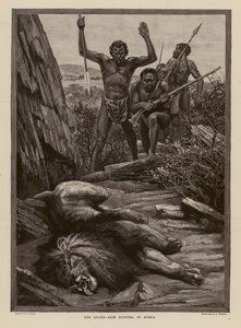 Leeuwenjacht in Afrika