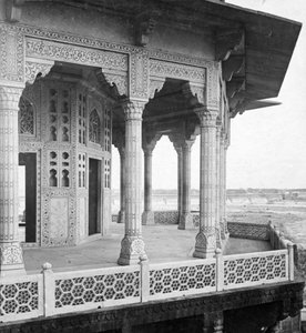 Jasmijntoren, Agra Fort, Agra, India, begin 20e eeuw door H. Hands and Son