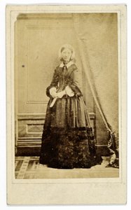 Carte-de-visite van Florence Nightingale