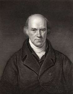 Davies Gilbert, President van de Royal Society, gegraveerd door J. Thompson, uit 
