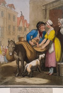 Wil je baksteenstof, plaat VI van Cries of London, 1799 door H Merke