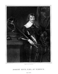 Robert Rich, 2e graaf van Warwick, Engelse koloniale bestuurder, 1827