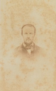 Carte-de-visite portret van Harold M. White door H. S. Tousley