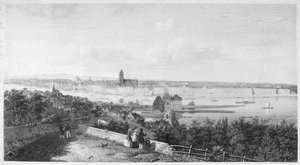 Panorama van Frankfurt
