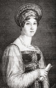 Mademoiselle Mars, gegraveerd door La Plante, uit 