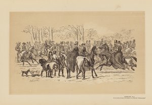 Rotten Row, Nr. 2, Zoals het is (gravure) door Hablot Knight (1815 92) Browne