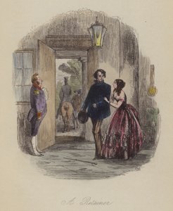 Illustratie voor Lewis Arundel of The Railroad of Life door Frank E Smedley door after Hablot Knight Browne