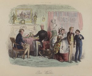Illustratie voor Lewis Arundel of The Railroad of Life door Frank E Smedley door after Hablot Knight Browne