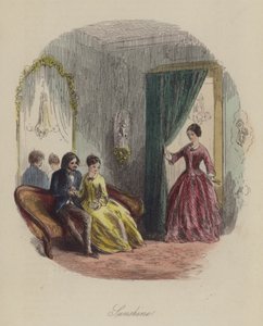 Illustratie voor Lewis Arundel of The Railroad of Life door Frank E Smedley door after Hablot Knight Browne