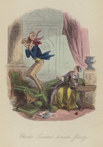 Illustratie voor Lewis Arundel of The Railroad of Life door Frank E Smedley door after Hablot Knight Browne