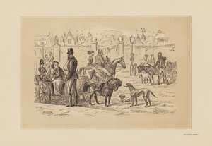 Extremen ontmoeten elkaar door Hablot Knight (1815 92) Browne