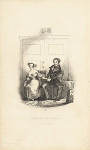 Frontispice voor The Strange Gentleman: A Comic Burletta, door Charles Dickens (1812-70) door Hablot Knight Browne
