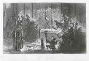 Londense straten: De Smash door Hablot Knight (1815 92) Browne