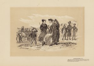 Zeeschilderijen, nr. 4, De drie ezels door Hablot Knight (1815 92) Browne