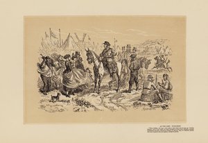 De Wimbledon-bijeenkomst, nr. 2, Fraternisatie (gravure) door Hablot Knight (1815 92) Browne