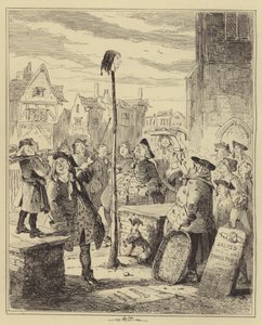 Een peiling op een paal