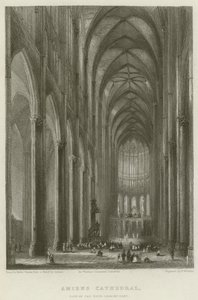 Kathedraal van Amiens, Uitzicht op het schip, kijkend naar het oosten door Hablot Knight Browne