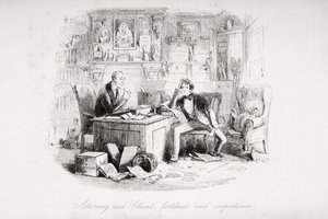 Advocaat en Cliënt, moed en ongeduld, illustratie uit 