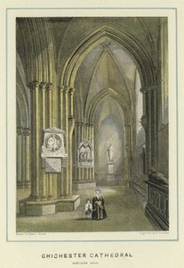 Kathedraal van Chichester, noordelijke gang door Hablot Knight Browne