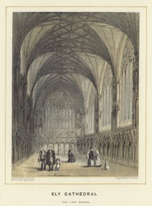 Ely Kathedraal, de Lady Chapel door Hablot Knight Browne