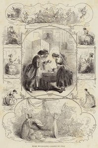 Huis Mythologie door Hablot Knight Browne