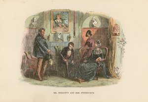 Illustratie voor David Copperfield door Hablot Knight Browne