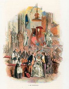 Illustratie voor David Copperfield door Hablot Knight Browne