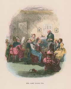 Illustratie voor Martin Chuzzlewit door Hablot Knight Browne