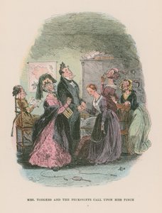 Illustratie voor Martin Chuzzlewit door Hablot Knight Browne