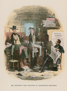 Illustratie voor Martin Chuzzlewit