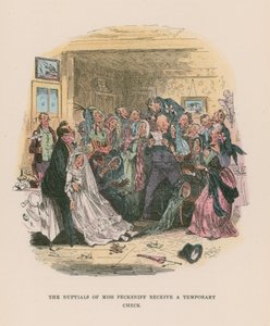 Illustratie voor Martin Chuzzlewit door Hablot Knight Browne