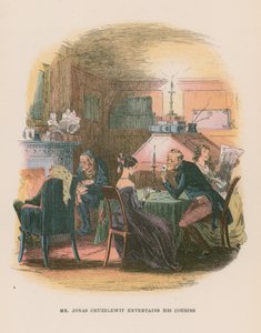 Illustratie voor Martin Chuzzlewit door Hablot Knight Browne