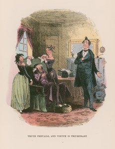 Illustratie voor Martin Chuzzlewit door Hablot Knight Browne