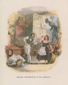 Illustratie voor Nicholas Nickleby door Hablot Knight Browne