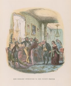 Illustratie voor Nicholas Nickleby door Hablot Knight Browne