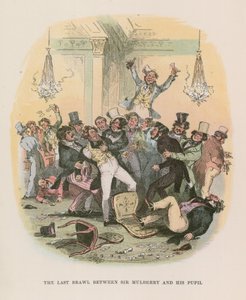 Illustratie voor Nicholas Nickleby door Hablot Knight Browne