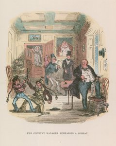 Illustratie voor Nicholas Nickleby door Hablot Knight Browne