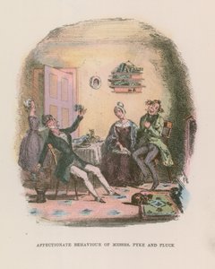 Illustratie voor Nicholas Nickleby door Hablot Knight Browne