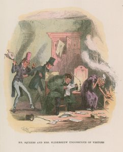 Illustratie voor Nicholas Nickleby