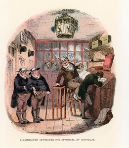 Illustratie voor Nicholas Nickleby