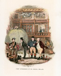 Illustratie voor de Pickwick Papers door Hablot Knight Browne