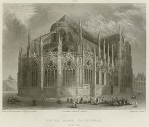 Notre Dame Kathedraal, Oostkant door Hablot Knight Browne